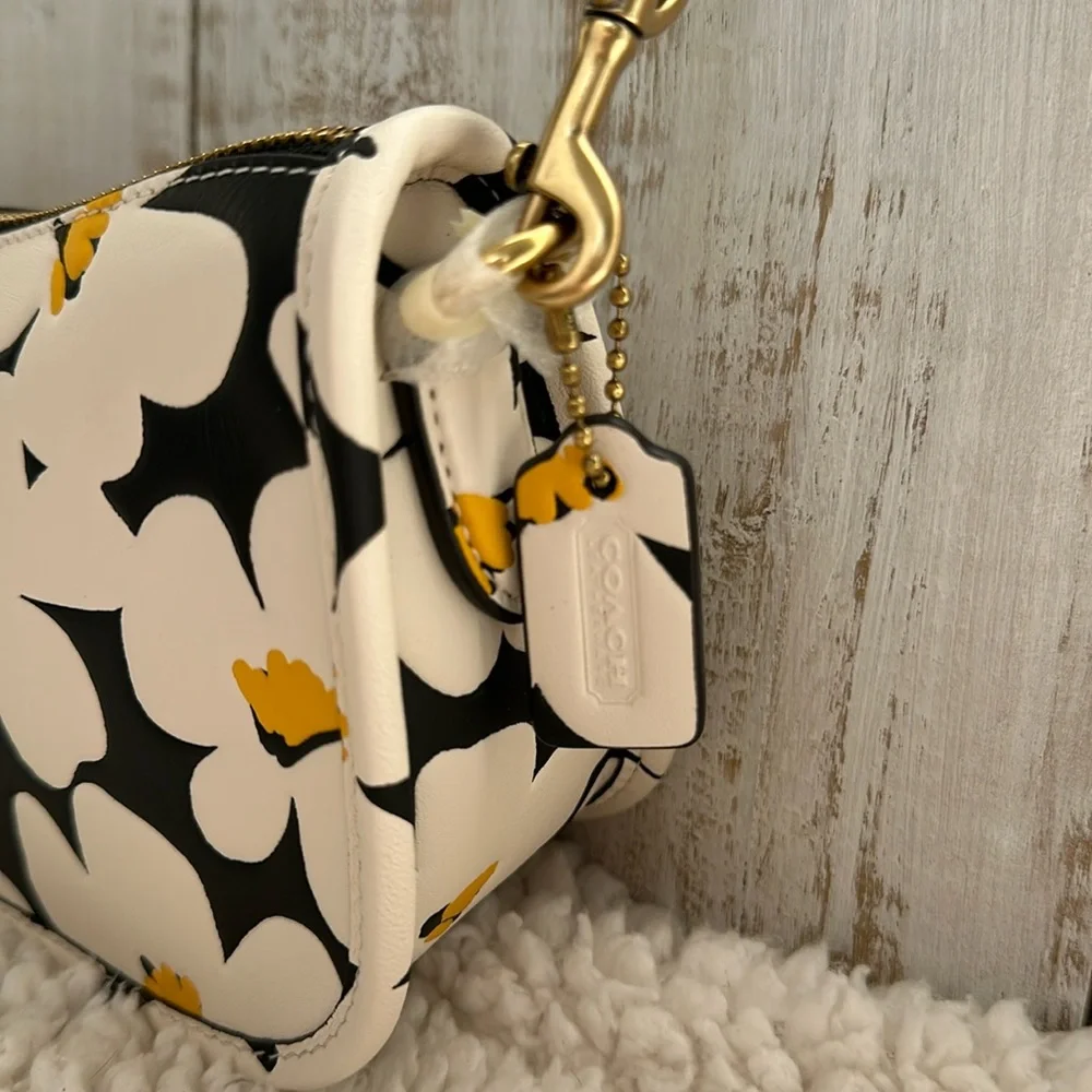 Coach Swinger 20 Floral Print Shoulder Mini Bag NWT - Picture 3 of 8
